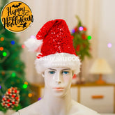 【In Stock】Christmas Cosplay Rhombus Sequins Santa Hat Props Prop